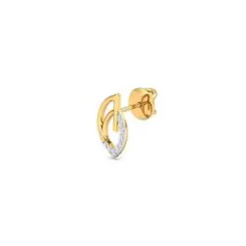 Perfect White Gold Earring